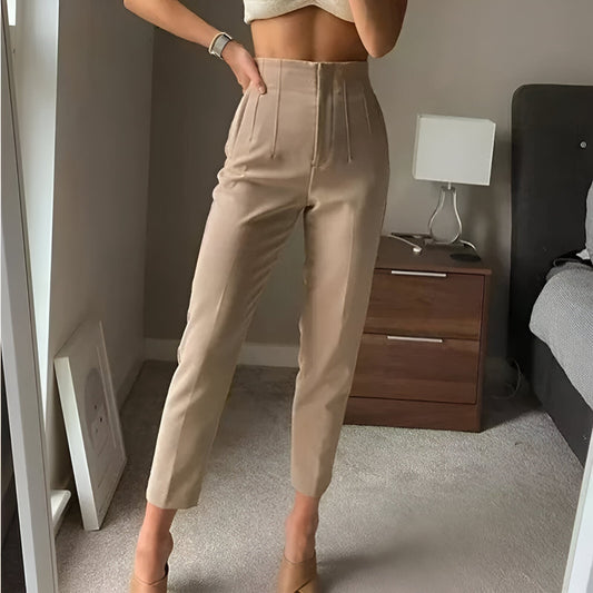 PANTALON À TAILLE HAUTE ARIA