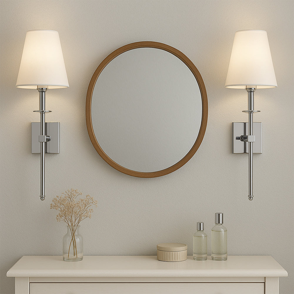 Two-Pack Wired Wall Lights – Sleek, Reliable Indoor Lighting